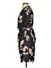 Ann Taylor 100% Polyester Print Gray Casual Dress Size XS - photo 5