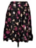Sag Harbor 100% Rayon Floral Black Casual Skirt Size M (petite) - photo 1
