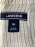 Lands' End 100% Linen Ivory Long Sleeve Blouse Size 10 - photo 7
