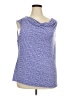 Charter Club Blue Sleeveless Blouse Size 3X - photo 1