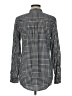 Lands' End 100% Cotton Houndstooth Gray Long Sleeve Blouse Size 6 (tall) - photo 2