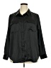 Alfani Solid Black Long Sleeve Blouse Size 3X - photo 1