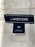 Lands' End 100% Linen Ivory Long Sleeve Blouse Size 10 - photo 7