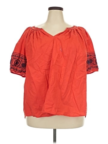 St. John's Bay Short Sleeve Blouse (view 1)