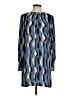 BCBGMAXAZRIA 100% Polyester Color Block Graphic Solid Stripes Blue Casual Dress Size XS - photo 1