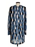BCBGMAXAZRIA 100% Polyester Color Block Graphic Solid Stripes Blue Casual Dress Size XS - photo 2