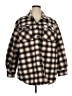 Time and Tru Plaid Brown Fleece Size XL - photo 1