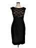Connected Apparel Black Cocktail Dress Size 16 - photo 1