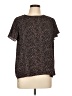 Express Brown Short Sleeve Blouse Size L - photo 1
