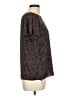 Express Brown Short Sleeve Blouse Size L - photo 4