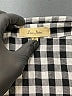 Love Notes Checkered-gingham Black 3/4 Sleeve Blouse Size S - photo 7