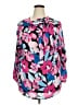 Kasper 100% Polyester Floral Pink 3/4 Sleeve Blouse Size 3X - photo 1