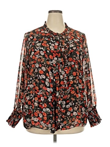 T Tahari Long Sleeve Blouse (view 1)
