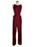 Robert Rodriguez 100% Polyester Solid Burgundy Jumpsuit Size 6 - photo 1