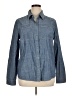 Roxy 100% Cotton Blue Long Sleeve Button-Down Shirt Size XL - photo 1
