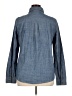 Roxy 100% Cotton Blue Long Sleeve Button-Down Shirt Size XL - photo 2
