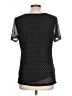 Nine West Black Short Sleeve Blouse Size L - photo 2