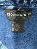 Requirements Blue Short Sleeve Blouse Size L - photo 7