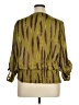 MICHAEL Michael Kors 100% Polyamide Animal Print Green 3/4 Sleeve Blouse Size XL - photo 2