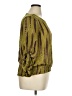 MICHAEL Michael Kors 100% Polyamide Animal Print Green 3/4 Sleeve Blouse Size XL - photo 4