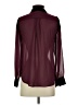 Iz Byer 100% Polyester Color Block Burgundy Long Sleeve Blouse Size XS - photo 2