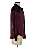 Iz Byer 100% Polyester Color Block Burgundy Long Sleeve Blouse Size XS - photo 4