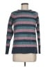 L.L.Bean 100% Cotton Stripes Teal Pullover Sweater Size M - photo 1