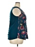Daniel Rainn 100% Rayon Teal Sleeveless Blouse Size 2X - photo 4