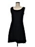 Three Dots 100% Cotton Solid Black Casual Dress Size M - photo 1