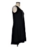 Three Dots 100% Cotton Solid Black Casual Dress Size M - photo 4