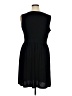 MICHAEL Michael Kors Solid Black Casual Dress Size 1X - photo 2