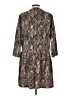 Zara Basic Animal Print Brown Casual Dress Size L - photo 2