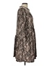 Zara Basic Animal Print Brown Casual Dress Size L - photo 4