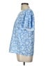 Shein Blue Short Sleeve Blouse Size L - photo 5