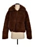 Apparis 100% Polyester Brown Faux Fur Jacket Size S - photo 1