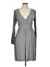 Kersh Solid Gray Casual Dress Size L - photo 1