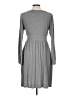 Kersh Solid Gray Casual Dress Size L - photo 2