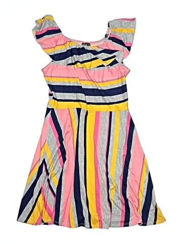 Pink & Violet Dress (view 1)