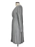 Kersh Solid Gray Casual Dress Size L - photo 5