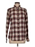 J.Crew Plaid Brown Long Sleeve Button-Down Shirt Size 8 - photo 1