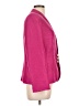 Jacques Vert 100% Polyester Solid Pink Blazer Size UK 14 / US 10 - photo 4