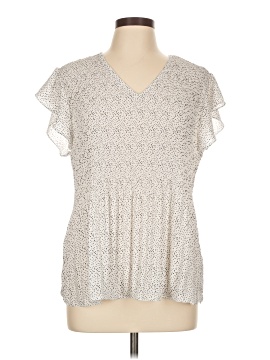 Adrianna Papell Short Sleeve Blouse