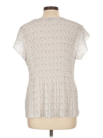 Adrianna Papell Short Sleeve Blouse (view 2)