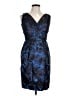 Theia Blue Cocktail Dress Size 10 - photo 1
