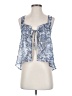 Mudd 100% Polyester Blue Sleeveless Blouse Size XS - photo 1