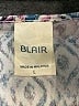 Blair 100% Polyester Blue Short Sleeve Blouse Size L - photo 7
