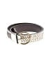 Jasper & Jeera 100% Leather Silver Leather Belt Size L - photo 1