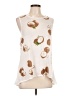 Chaser Ivory Sleeveless T-Shirt Size L - photo 1