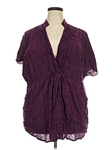 Eyeshadow Short Sleeve Blouse (view 1)