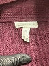 Leith Burgundy Cardigan Size XS - photo 7